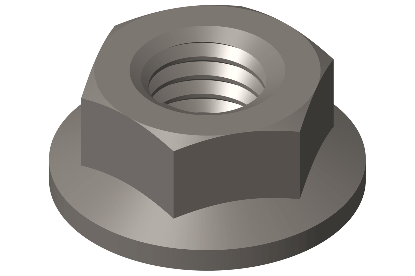390621600 NUT,HEXAGON FLANGE