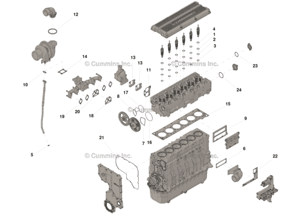 4352144 Silindir Kapağı Conta Takımı
