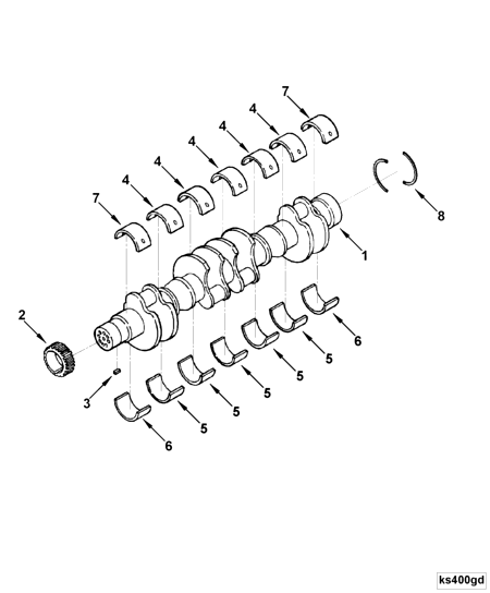 AR12270 Main Bearing Shell