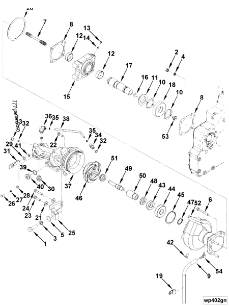 3040833 Water Pump Shaft