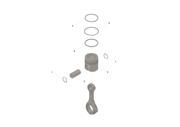 3804710 Engine Piston Kit
