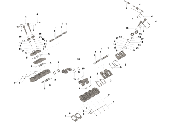 4376326 SET,CYLINDER HEAD GASKET