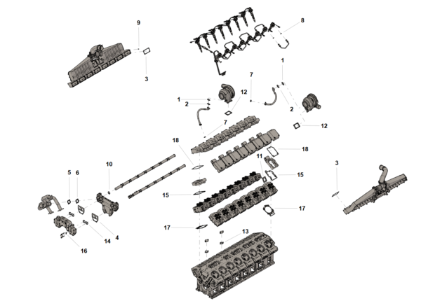 4352581 Upper Engine Gasket Kit