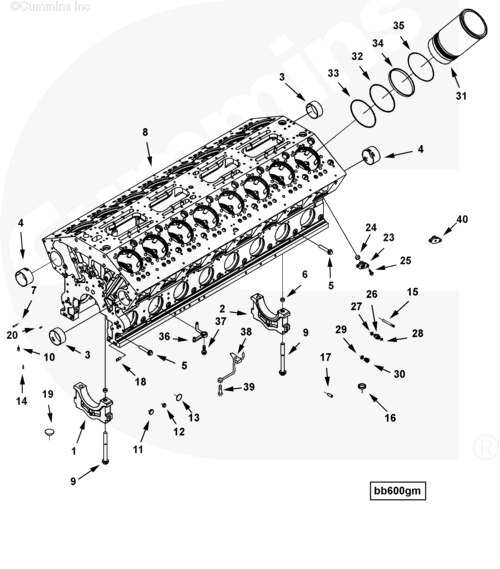 4001053 Cylinder Block