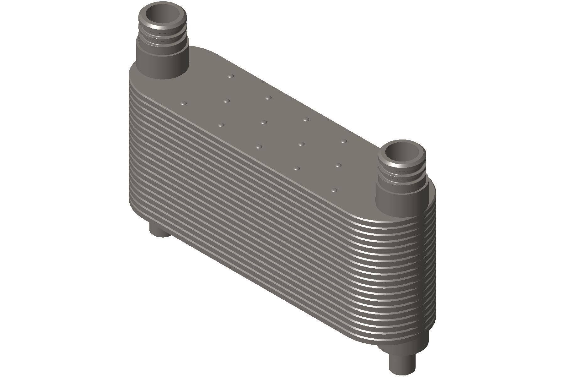 Cummins 3635074 Orijinal Yağ Soğutucu Petek / Eşanjör (Cooler Core)