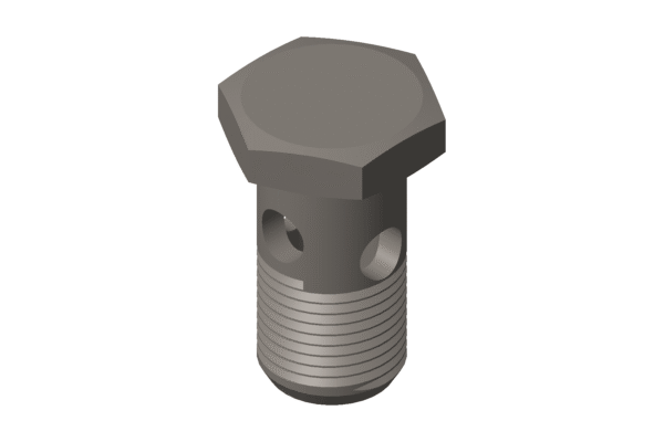 Cummins 3924725 Orijinal Banjo Cıvatası / İçi Delikli Bağlantı Cıvatası (Banjo Connector Screw / Banjo Bolt)