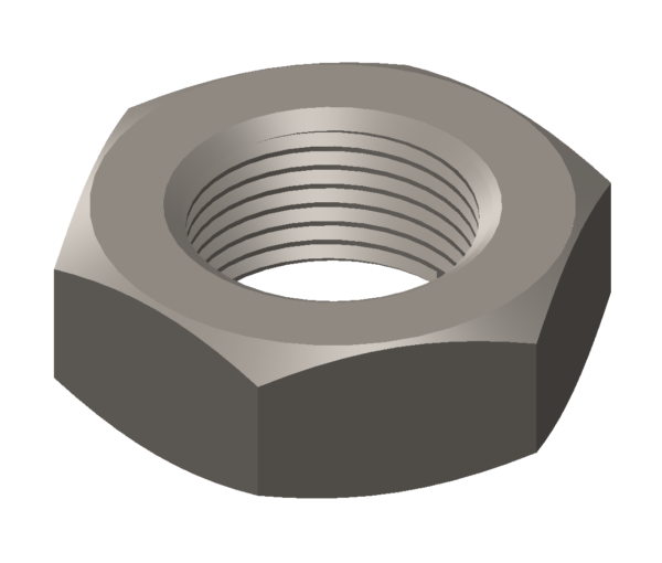 Cummins 3926593 Orijinal İnce Altı Köşe Somun / Kontra Somun (Regular Hexagon Jam Nut)