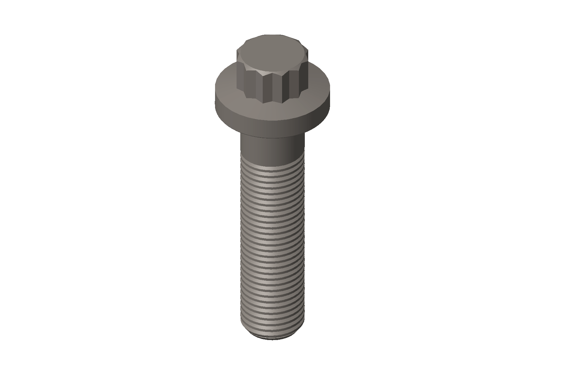 Cummins 3968466 Orijinal 12 Köşe Başlı Cıvata / 12 Point Cıvata (Twelve Point Cap Screw)