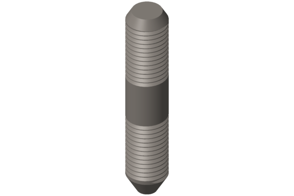Cummins 4931642 Orijinal İki Ucu Dişli Saplama (Double End Plain Stud)