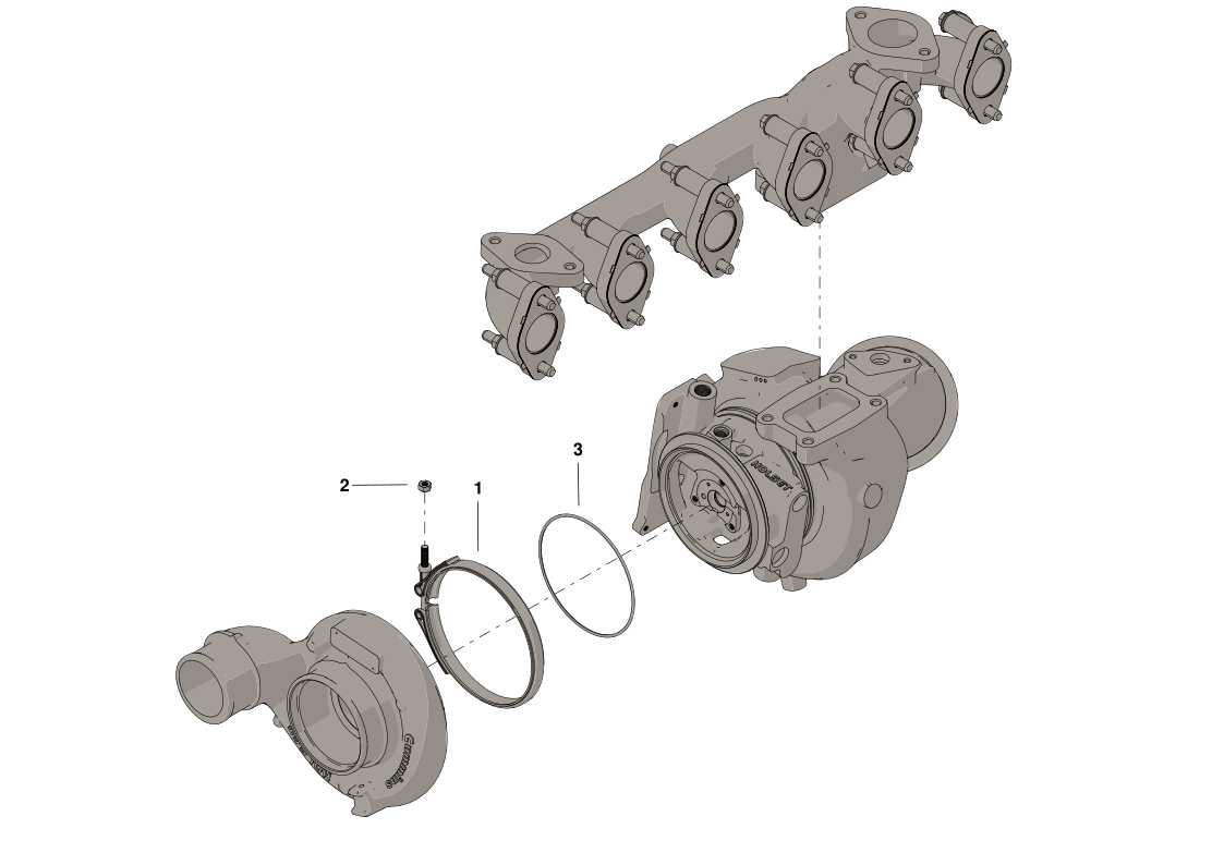 Cummins 5455103 Orijinal Standart Turboşarj Tamir / Bakım Kiti (Service Kit - Standard)