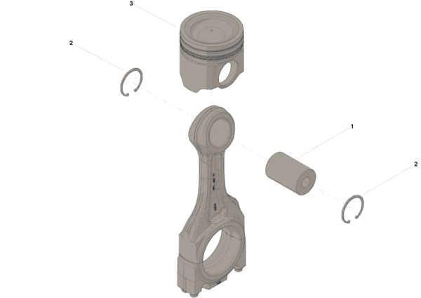 Cummins 5473185 Orijinal Standart Motor Piston Kiti (Engine Piston Kit - Standard)