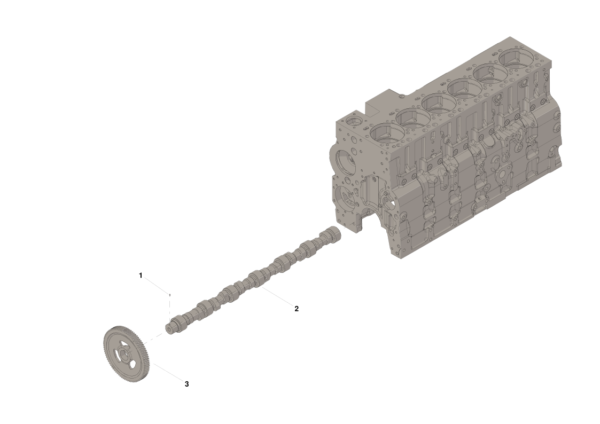Cummins 5481403 Orijinal Standart Eksantrik Mili / Kam Mili (Camshaft - Standard)